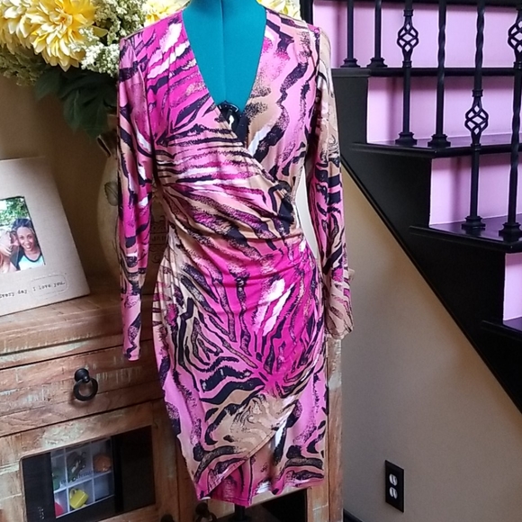 Cache Dresses & Skirts - Cache Ruched Waist Dress - SZ L